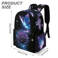 thumbnail image 3 of Butterfly Backpack 17 Inch Butterfly Schoolbag Travel Cartoon Backpacks, 3 of 8