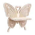 thumbnail image 1 of Wall Shelf, Butterfly Shaped Wooden Wall Mounted Shelf, Bohemian Home Decor, Plant Stand for Living Room, Bedroom, Study, Multi Functional Storage Rack, Creative Wall Organizer for Home Decoration, 1 of 8