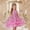 F-361Pink, variant on ZHOGXU Big Kids Girls Dress Sleeveless Round Neck Solid Color Sequined Mesh Comfortable Stylish Tutu Dresses For Party And Performance Black 6-7 Years