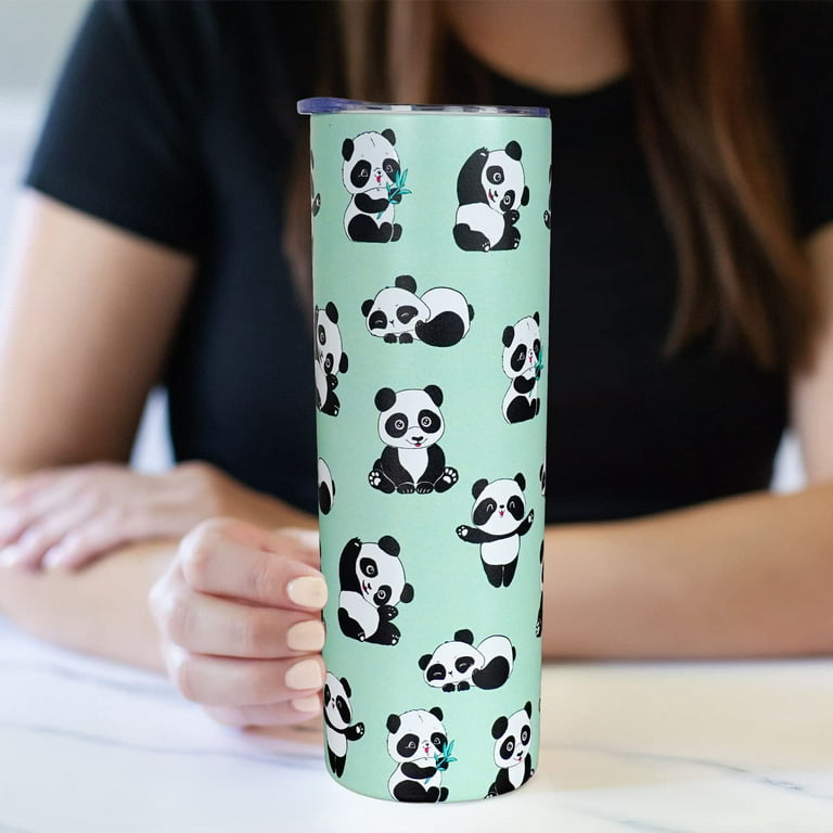 Panda Gifts for Women Panda Mug Cute Panda Tumbler with Lid and Straw Panda  Coffee Mug Cup Panda Stuff Decor Kung Fu Panda Cup 