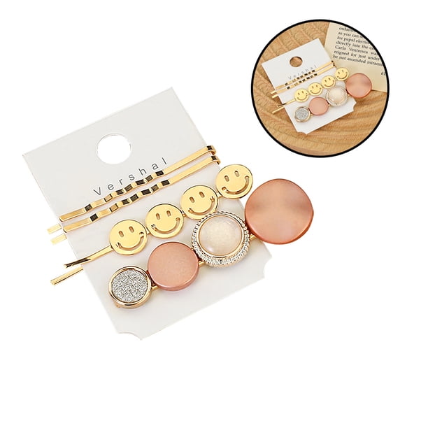 sweethay 3 unids/set de horquilla para mujer, pinza para el pelo acrílica, decoración para el cabello para fiestas, banquetes, accesorios para la cabeza Accesorio para el cabello rosado sweethay AP000206-01