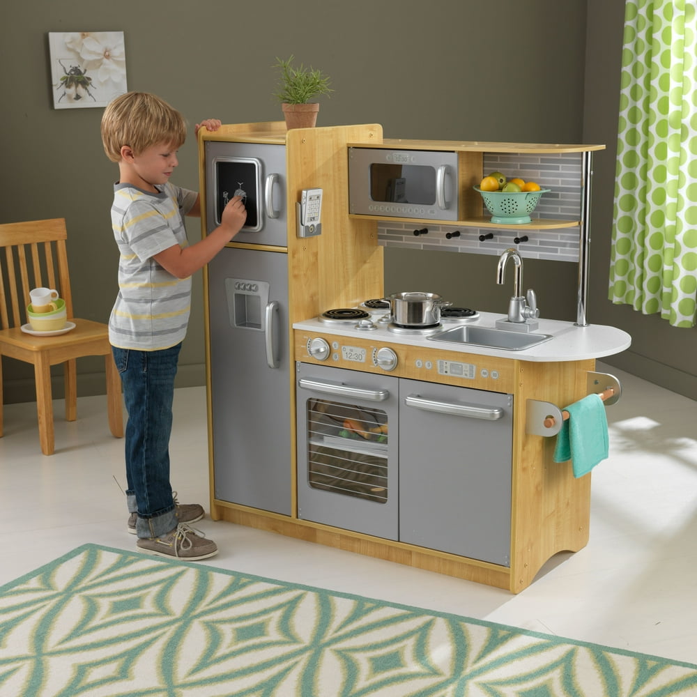 KidKraft Uptown Natural Play Kitchen - Walmart.com - Walmart.com