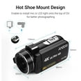 thumbnail image 2 of Camara de Video Digital Profesional Andoer 4K Ultra HD CMOS, 2 of 7