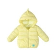 thumbnail image 2 of Winter Down Coats for Baby Boys Girls Lightweight Puffer Thermal Jacke Water-Resistant Windproof Infant Dinosaur Hooded Outerwear, 2 of 9