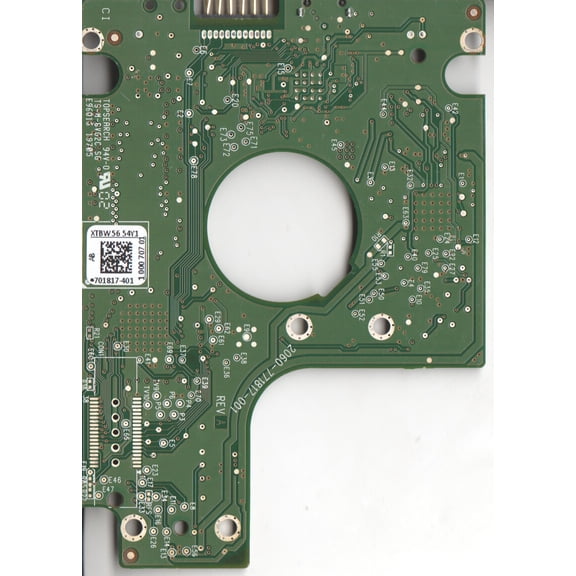 WD7500KMVV-11TK7S2, 701817-401 AB, WD USB 2.5 PCB