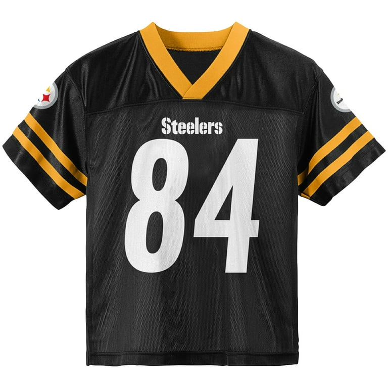 Toddler Antonio Brown Black Pittsburgh Steelers Team Color Jersey 