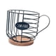 thumbnail image 3 of Soporte para cápsulas de café Contenedor para cápsulas de café Organizador Taza Cesta de cápsulas de café de metal para negro con letras, 3 of 9