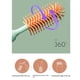 thumbnail image 4 of Injueey limpiador de biberones cepillo eléctrico de silicona suave rosa 3 piezas, 4 of 6