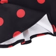 thumbnail image 5 of TiaoBug Toddler Girls Polka Dots Tutu Dress Birthday Party Gown Halloween Fancy Dress Black 2-3, 5 of 5