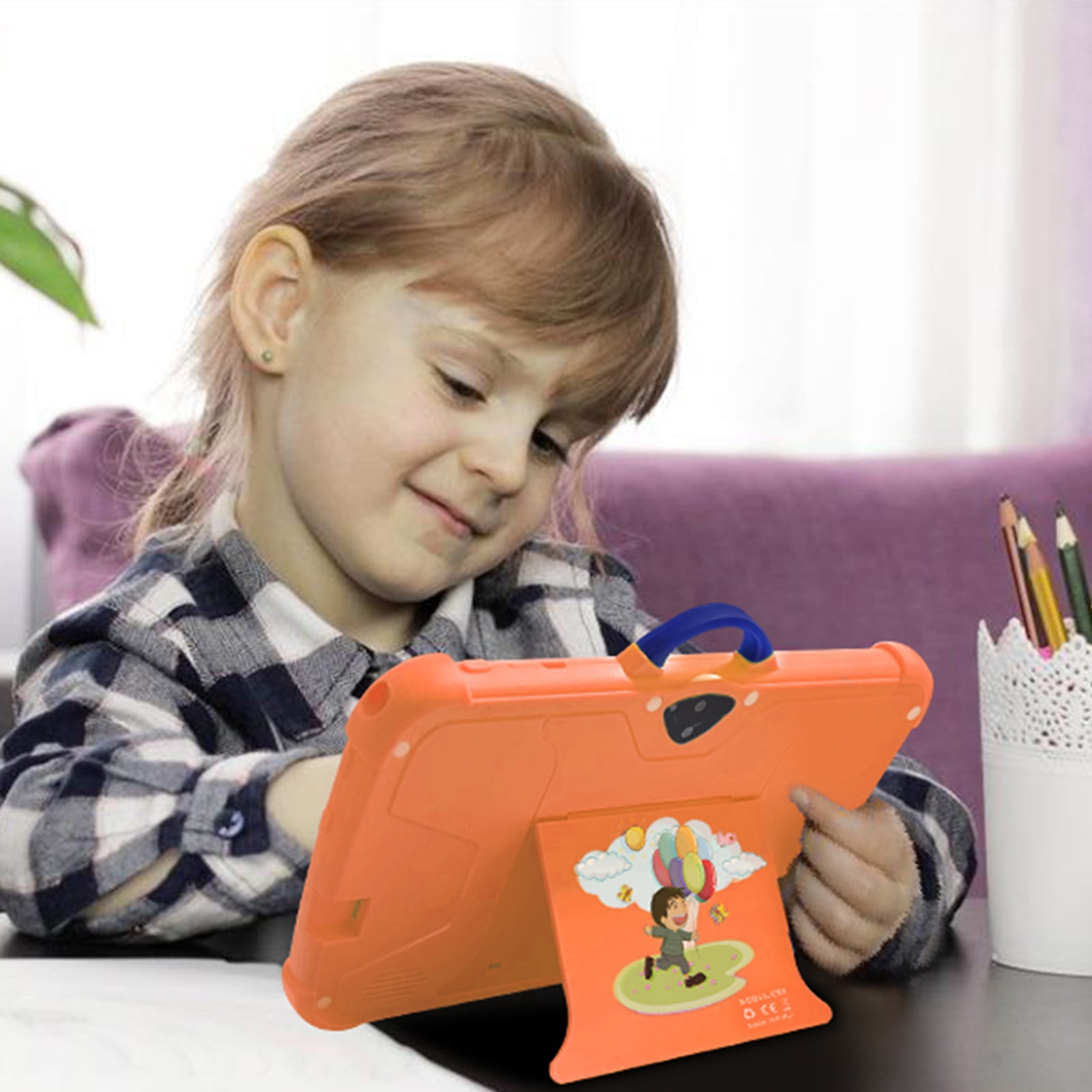 7-inch Children's Tablets Computer WiFi Bluetooth Android Tablets Children's Early Education Learning Machine Parent-child Gift Machine Built-in Cameras