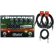 Radial Engineering ToneBone PZ-Deluxe Acoustic Instrument Preamp w/Boost w/ 3 Ca