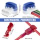 thumbnail image 5 of 36 conectores de cable para cortacéspedes robóticos, cable conector impermeable relleno de gel., 5 of 5