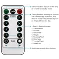 thumbnail image 3 of Battery Powered 39 ft 100 LED Cold White Rope Lights, IP65 Waterproof Fairy Light with 8 Modes Remote Timer for Patio Wedding Backyard Decor, 3 of 8