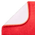 thumbnail image 2 of Gorgeous Home LINEN Solid Red Polyester Bath Rug Set, 19" x 30", Anti-Slip Backing (3 Count), 2 of 4