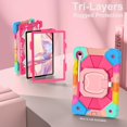 thumbnail image 2 of Scnioy Funda Para Samsung Galaxy Tab S10 Lite/S10 Fe/S9 Fe 10,9 Pulgadas Samsung Tab S9 11 Pulgadas Funda Resistente Para Tableta Galaxy S10 Con Soporte Para Bolígrafo Soporte Giratorio 360 Correa Par, 2 of 5