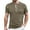 Green, variant on Afdoent T Shirts For Men Solid Color Button Open Neck Pocket Male Casual Loose Trend Business Short Sleeve T Shirt Comfort Tee Shirts