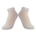 thumbnail image 1 of 10 pares de calcetines desechables transpirables y elásticos para viajes de negocios (blancos), 1 of 5