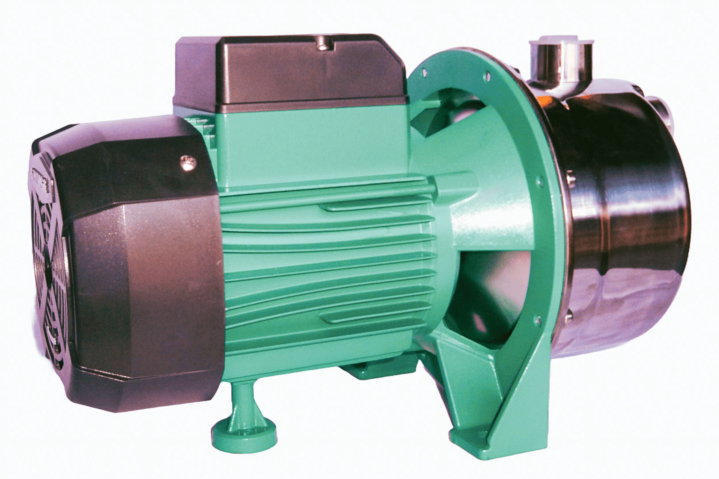 1 Hp Water Pump, Stainless Steel, 115 Volts, 19.8 Gpm Max Flow, 1"In/Out, Shimge-USA JET750G2
