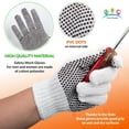 thumbnail image 3 of String Knit Gloves with Grip Dots 10'', Pack of 480 White Work Cotton Gloves with Polyester Materials, Reusable PVC Dotted Working Gloves, Safety Work Gloves for Industrial Work, 3 of 7