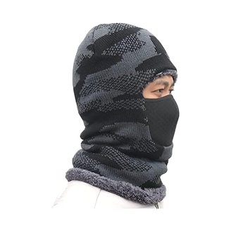 Y2k Knit Balaclava Face Mask for Women Men Bunny Ear Horn  display picture 1