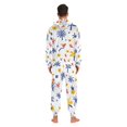 thumbnail image 4 of FORMRS Onesies Pajama for Adults Unisex Hoodie Winter Jumpsuit One Piece Sleepwear, Sizes S-2XL, Tropical Rhythm, 4 of 7