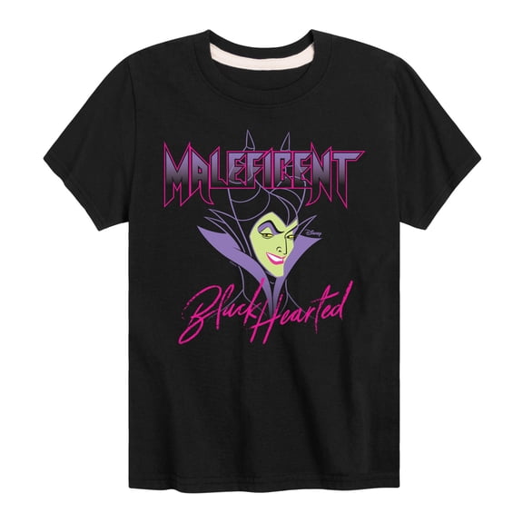 Disney Villains - Black Hearted - Toddler & Youth Short Sleeve Graphic T-Shirt