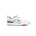 thumbnail image 2 of Wilson Pickle Pro Mens Pickleball Shoes, White/Bay/Fiery Coral, Size 8.5, 2 of 9