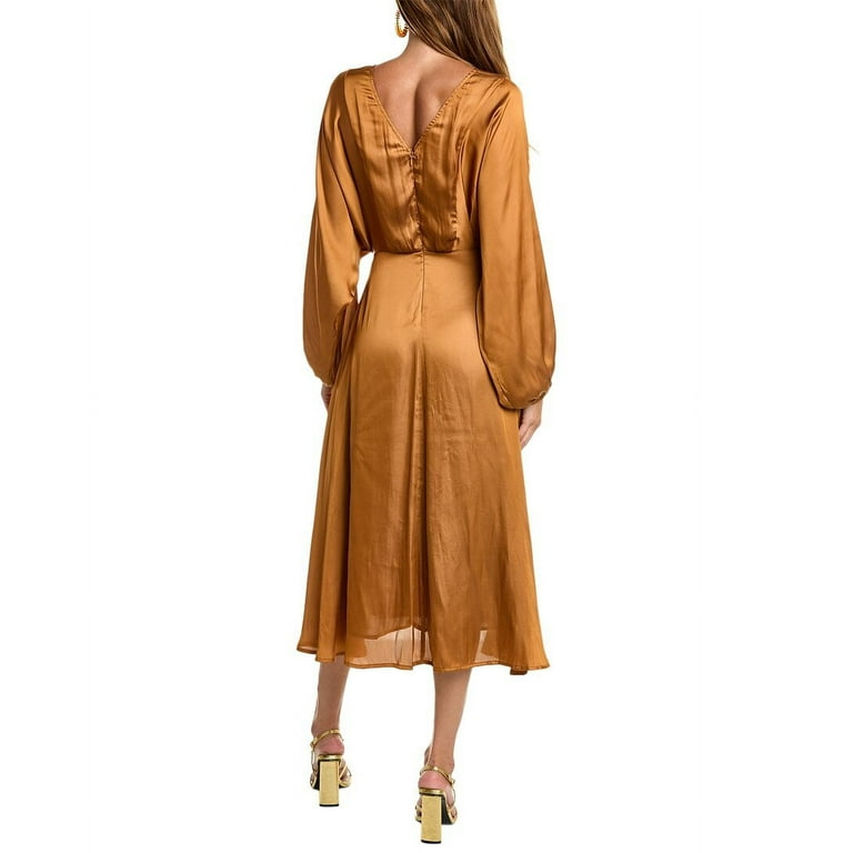 Astr the label dolman sleeve button down midi dress sales