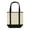 Black/Natural, variant on Make Market Large Cotton Canvas Tote , 12 Pack