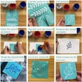 thumbnail image 5 of 2pc Self-Adhesive Silk Screen Printing Stencil Bees Pattern 19.5x14cm, 5 of 5