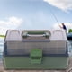 thumbnail image 2 of Caja Almacenamiento Aparejos Pesca Multifuncional Portátil 3 Capas para Al Aire Libre, 2 of 9