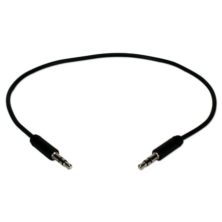 QVS 1ft 3.5mm Mini-Stereo Male to Male Speaker Cable