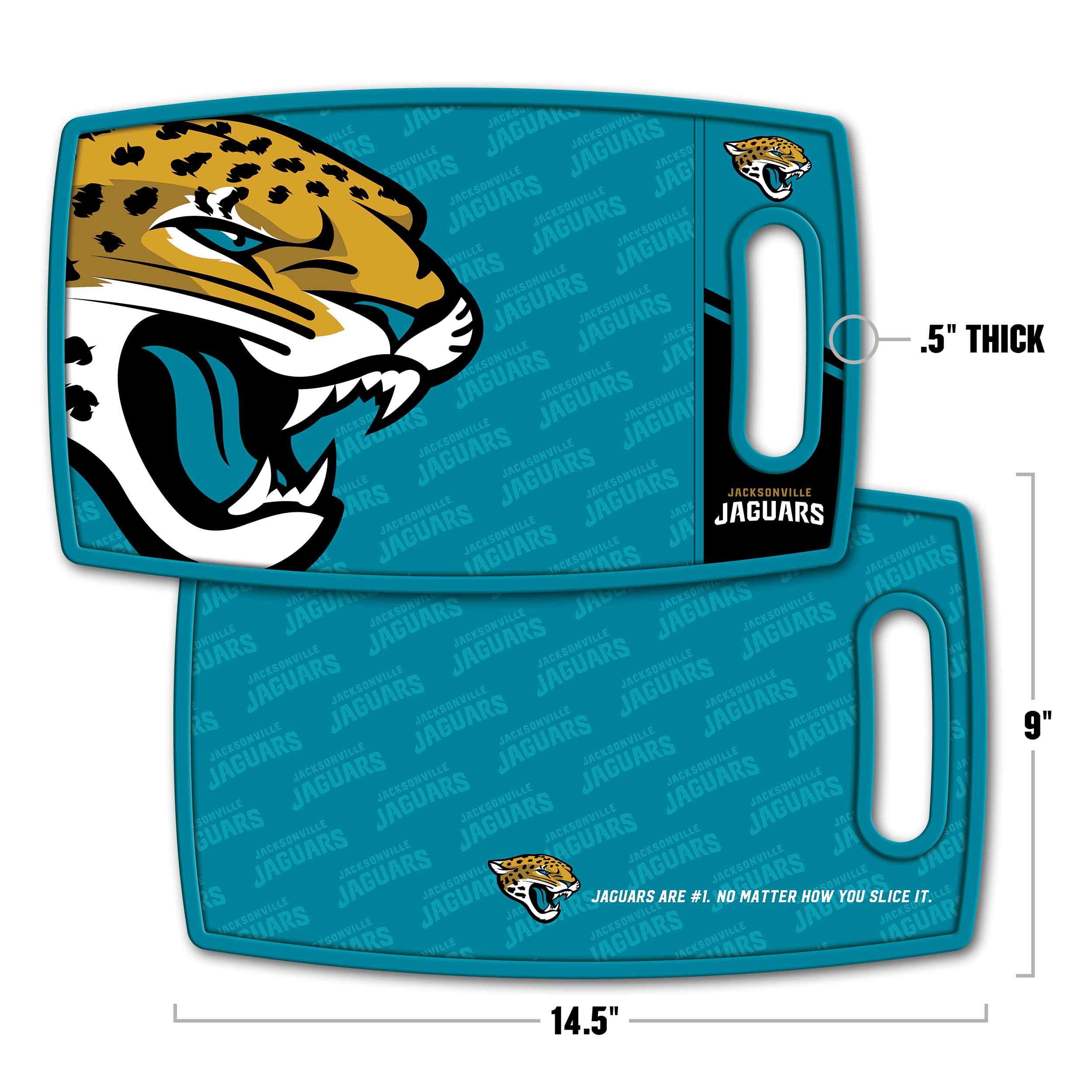 YouTheFan NFL Jacksonville Jaguars Logo Series Cutting Board