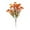 Ginger, variant on 12.99in Artificial Autumn Eucalyptus Pansy Bush, Thanksgiving Day Faux Floral Arrangement for Porch Planters, Fall Decorations Decorative Greenery for Front Door and Garden (Orange)