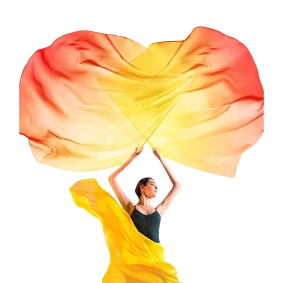 2Pcs Semicircle Praise Church Flags Praise Dance Worship Flags with Scalable Rod for Worship Dance Practice Performances