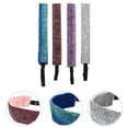 thumbnail image 4 of Miangastore Sports Head Wrap Silver Cloth 4Pcs 9.3x1In, 4 of 8