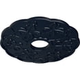 thumbnail image 3 of Ekena Millwork 17 7/8"OD x 3 7/8"ID x 1"P Terrones Butterfly Ceiling Medallion (Fits Canopies up to 3 7/8"), Hand-Painted Midnight Dream, 3 of 6