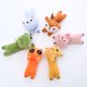 thumbnail image 2 of Catnip Toys, juguete interactivo para masticar, animales de peluche de felpa suave, gran regalo, rosa Feliz Sencillez, 2 of 5