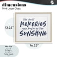 thumbnail image 4 of Stupell Industries Coastal Memories Made In Sunshine Birch Framed Print Under Glass, 16 x 13, by Lettered and Lined, 4 of 8