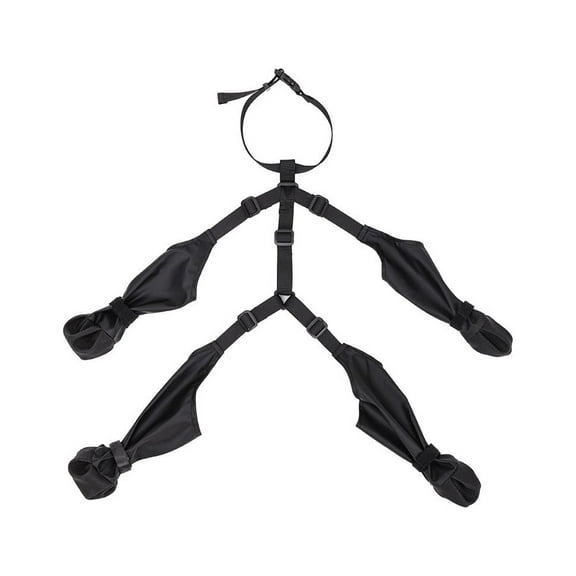 Taicans Dog Suspender Booties,Waterproof Dog Boots,Dog Boots Suspenders Adjustable Dog Rain Boots Outdoor Dog Shoes Paw Protectors Anti-Slip Waterproof Dog Suspender Boots(S)