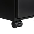 thumbnail image 3 of Office File Cabinets [Installation required] 3-drawer mobile filing cabinet with lock, office storage filing cabinet of legal/letter size, metal filing cabinet to be Installation required (black),Met, 3 of 19