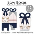 thumbnail image 6 of Big Dot of Happiness Batter Up - Baseball - Square Favor Gift Boxes - Baby Shower or Birthday Party Bow Boxes - Set of 12, 6 of 8