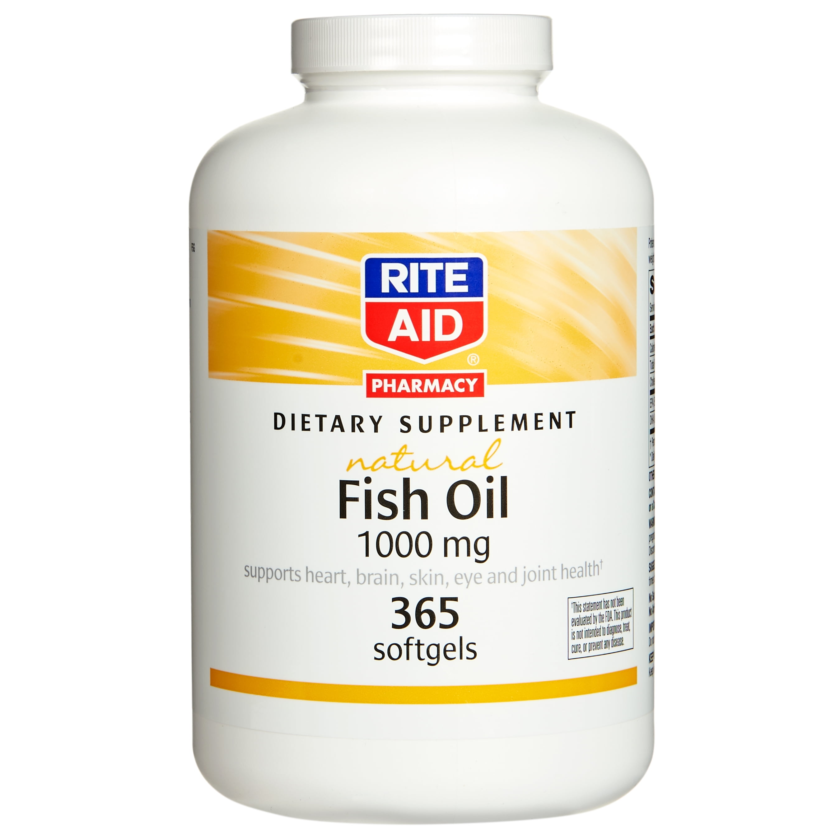 Rite Aid Fish Oil Softgels, 1000 mg - 365 ct