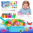 thumbnail image 1 of Mocoosy 20 Colors Magic Fairy Water Gel Toy Kit for Kids, Aqua Elf Water Gel Kit with 20 Magic Gels & 16 Squishy Maker Molds, Magical Squishy Paint Set Art Crafts STEM Game Activities for Boys Girls, 1 of 7