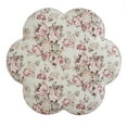 thumbnail image 4 of Rustic Manor Lavigne Linen Flower Shaped Ottoman with Nailhead Trim, Cluster Red, 4 of 7