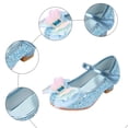 thumbnail image 7 of Staki Pearl Shoes Flower Girl Shoes Toddler Little Kid Ballet Flats Pearls Wedding Party Mary Jane Girls Dress Shoes Blue,12 Little Kid, 7 of 7