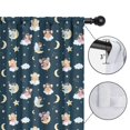 thumbnail image 4 of Blackout Kids Curtains,Dark Blue Star Fairy Pattern Childrens Insulated Curtains Set Of 2,Bedroom Essentials,Toddler Room Decor 42"x54", 4 of 5