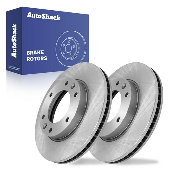 AutoShack Front Vented Brake Rotors 2-PC Set Replacement for 2006-2012 Kia Sedona 2007-2010 Hyundai Entourage 2014 Kia Sedona 11.73" (298 mm)