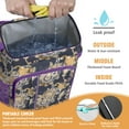 thumbnail image 2 of Bohemian Insulated Cooler Backpack 20L - Vintage Floral Pattern Leakproof Soft Cooler Bag for Camping, Picnic & Beach, Keeps Cold/Hot 20Hrs, 2 of 6