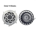 thumbnail image 2 of Cooling Fan compatible with PS5 Slim Game Console 19 Blades Inner Cooler Fan Replacement Internal Cooling Fan compatible with P5 Slim Host Delta, 2 of 5
